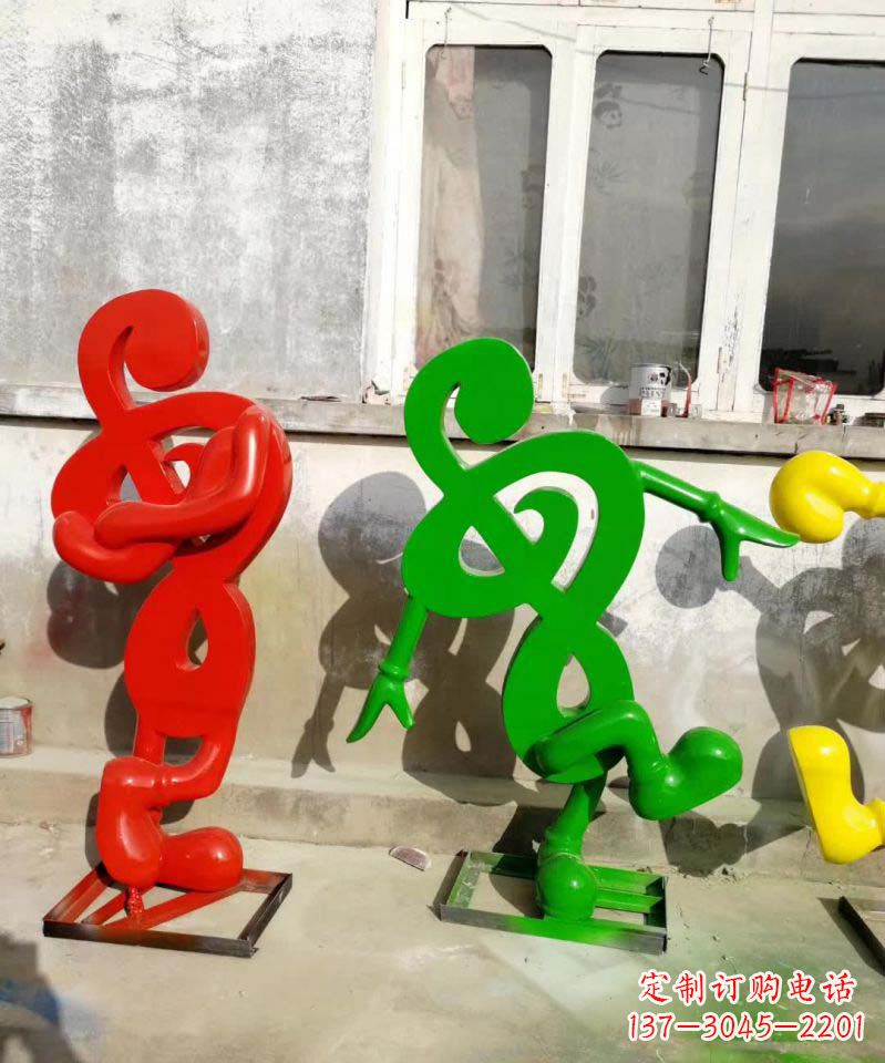 宁波美妙音乐不锈钢音符雕塑