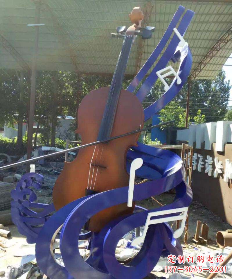 宁波不锈钢音符将音乐融入生活