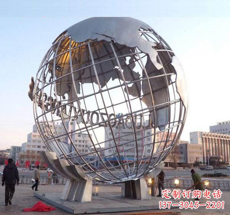 宁波不锈钢地球仪雕塑一座充满美丽与灵性的艺术品