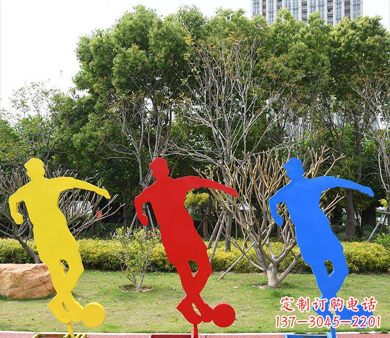 宁波不锈钢足球雕塑激发运动激情