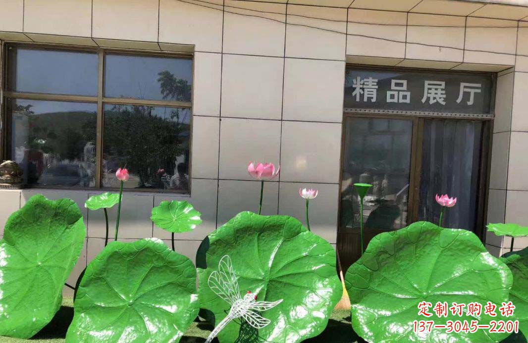宁波不锈钢荷叶雕塑艺术性与美感的完美结合