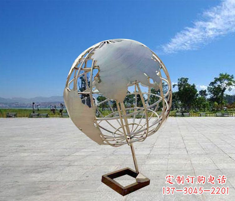 宁波神奇的不锈钢地球仪雕塑