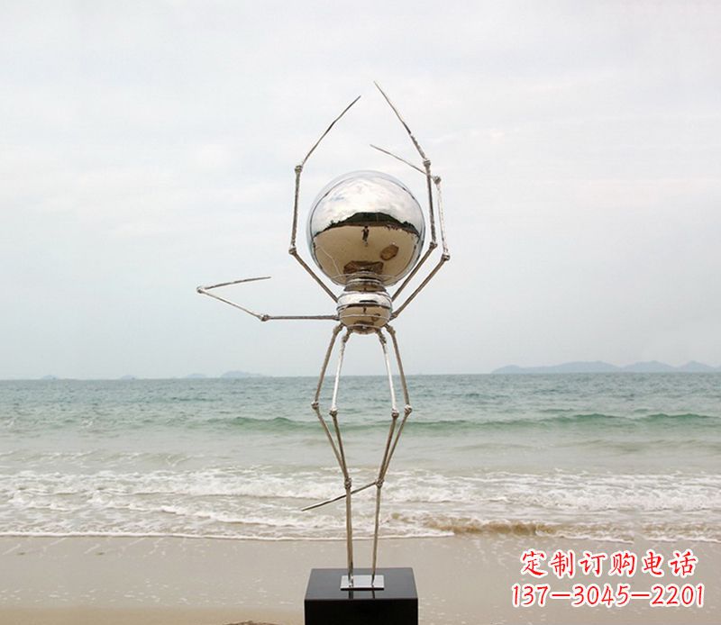 宁波不锈钢的蜘蛛侠雕塑