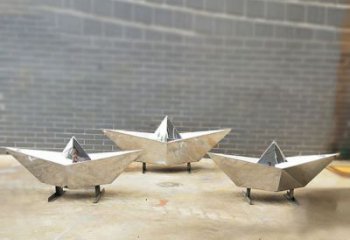 宁波不锈钢元宝雕塑精致的艺术品
