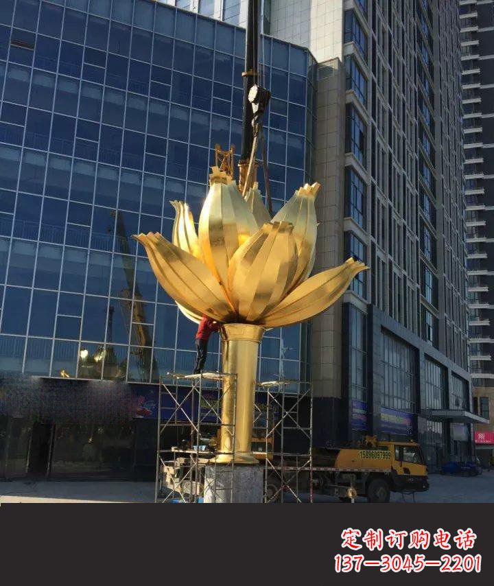 宁波不锈钢紫荆花广场雕塑
