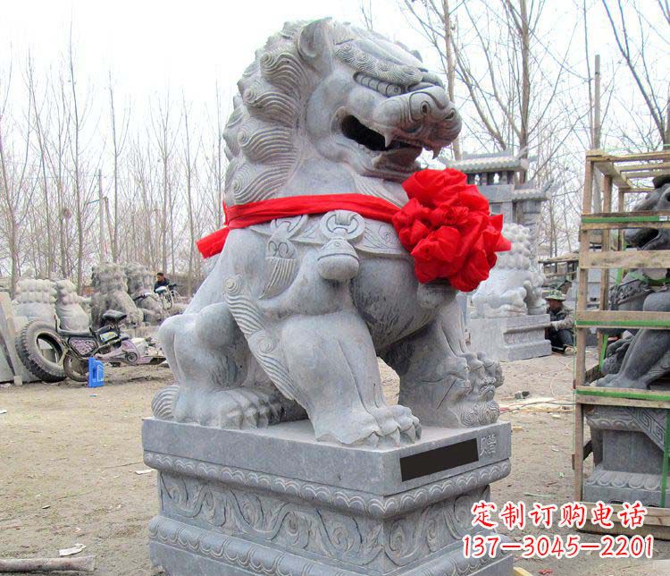 宁波雄壮狮子石雕——欢迎来到宁波