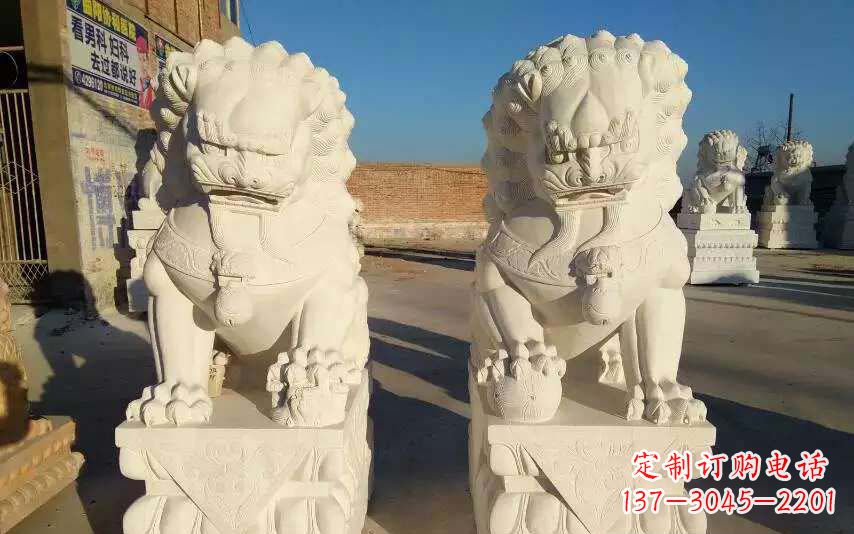 宁波狮子雕塑象征力量与智慧