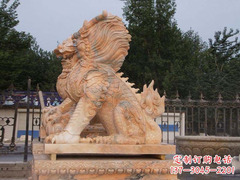 宁波麒麟门口镇宅石雕
