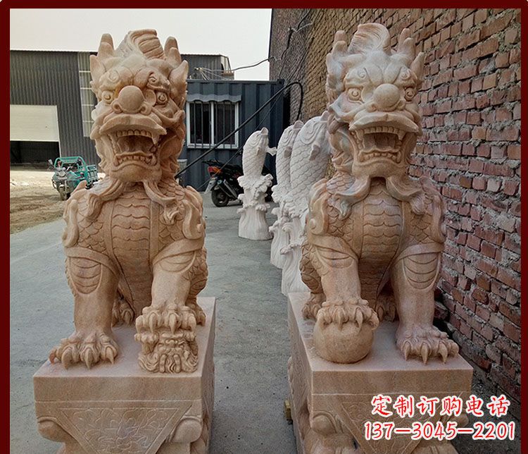 宁波麒麟门口雕塑——传承古老文化的精灵