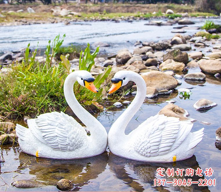 宁波“美丽的天鹅雕塑,点缀景观装饰”