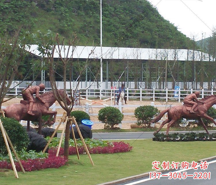 宁波雕塑艺术以马为主题的铜雕摆件