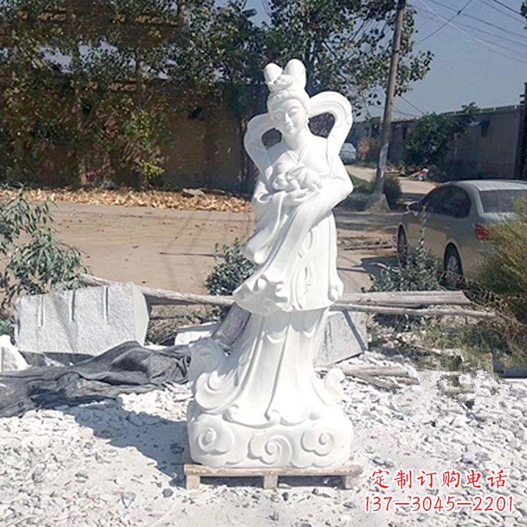 宁波嫦娥奔月汉白玉精美雕像