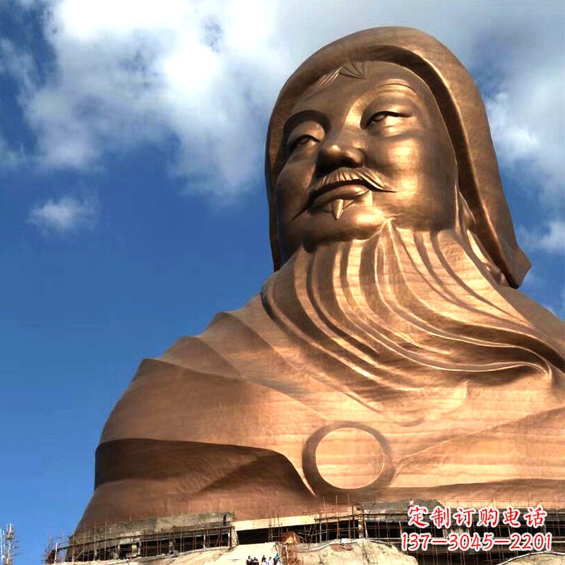 宁波成吉思汗的传奇——大型头像雕塑