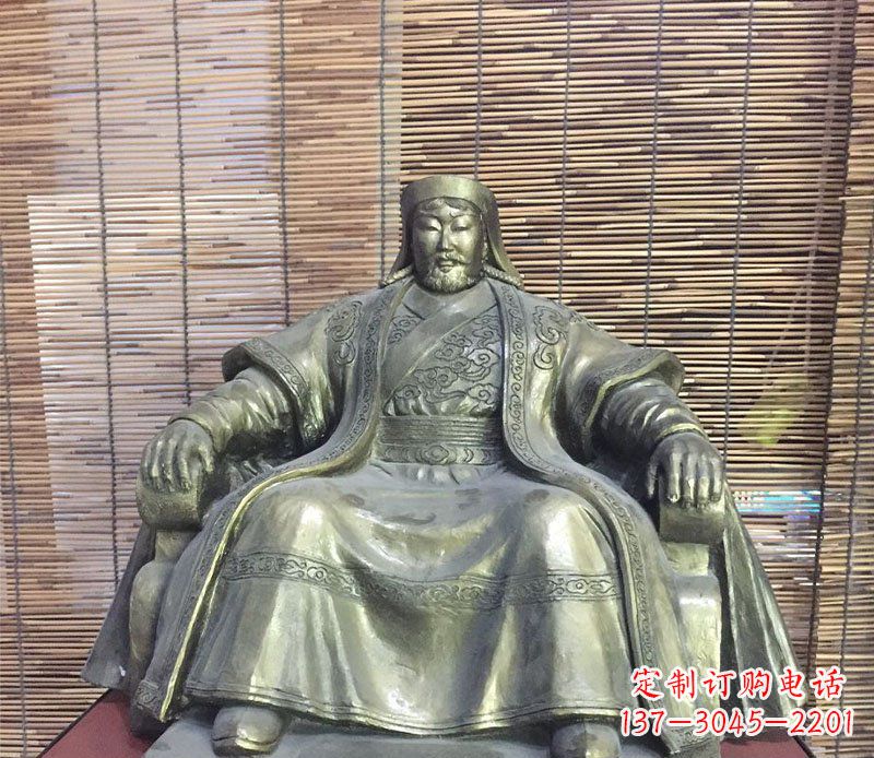 宁波成吉思汗神话中的雕像