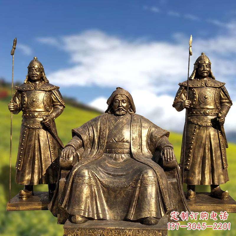 宁波成吉思汗一座永恒的纪念雕塑