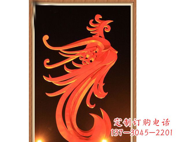 宁波不锈钢凤凰雕塑美丽与传统的完美结合