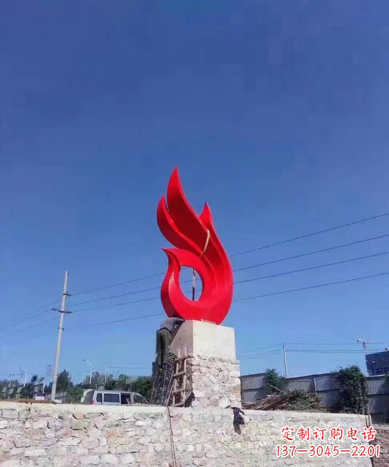 宁波凤凰雕塑点缀城市的不锈钢景观