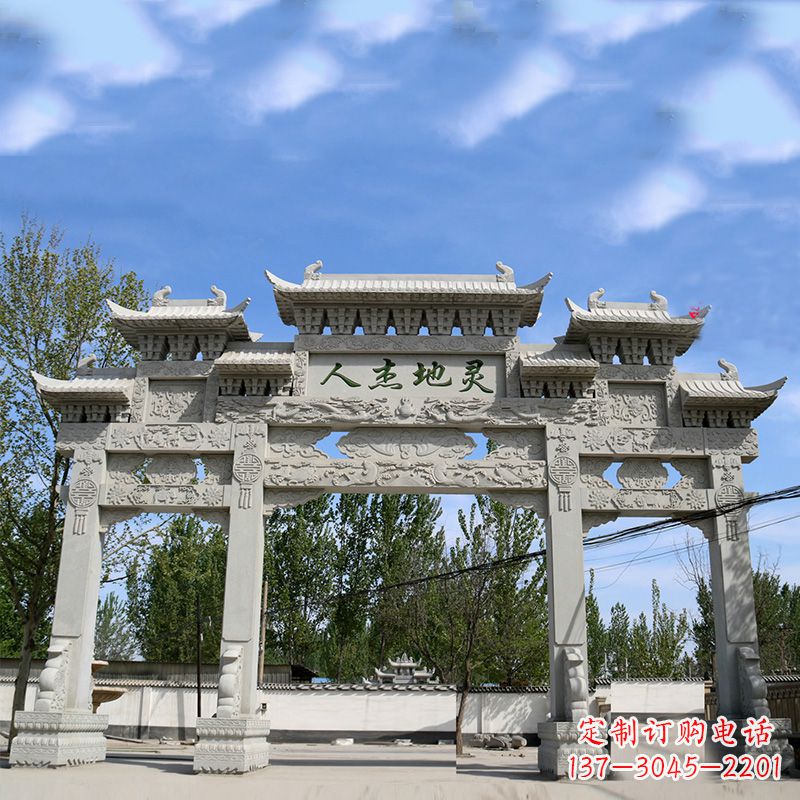 宁波牌坊雕塑