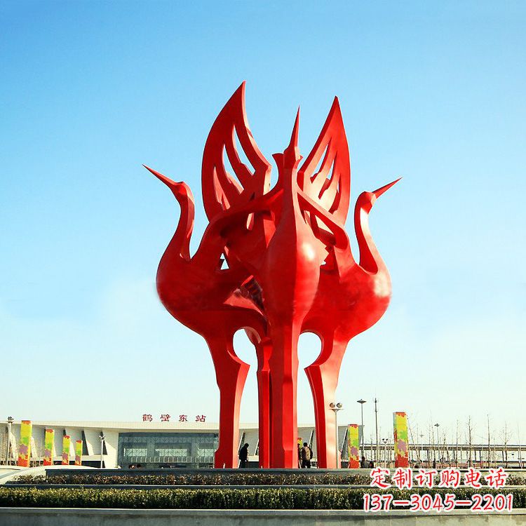 宁波“仙鹤之歌仙鹤雕塑的精彩瞬间”