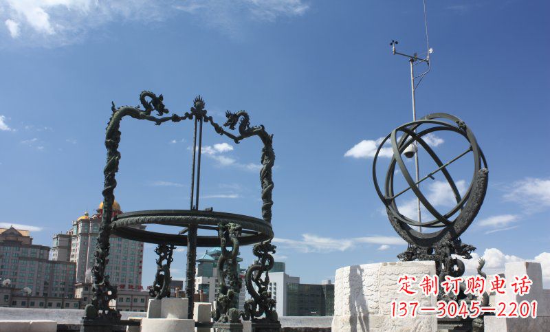 宁波浑天仪雕塑,见证着城市的历史