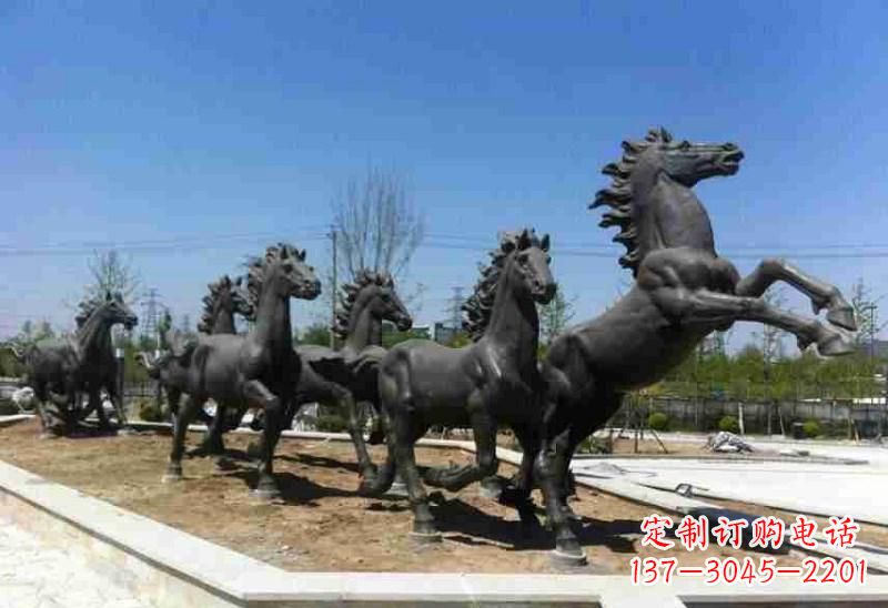 宁波铜马雕塑美观华贵的城市艺术