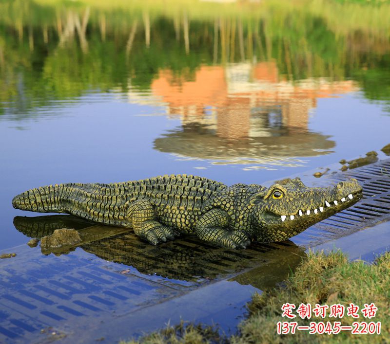 宁波玻璃钢水池雕塑——池塘水景的精美装饰