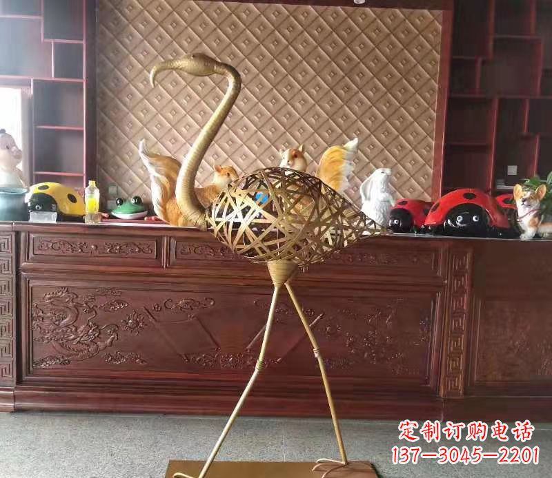 宁波火烈鸟雕塑精美绝伦