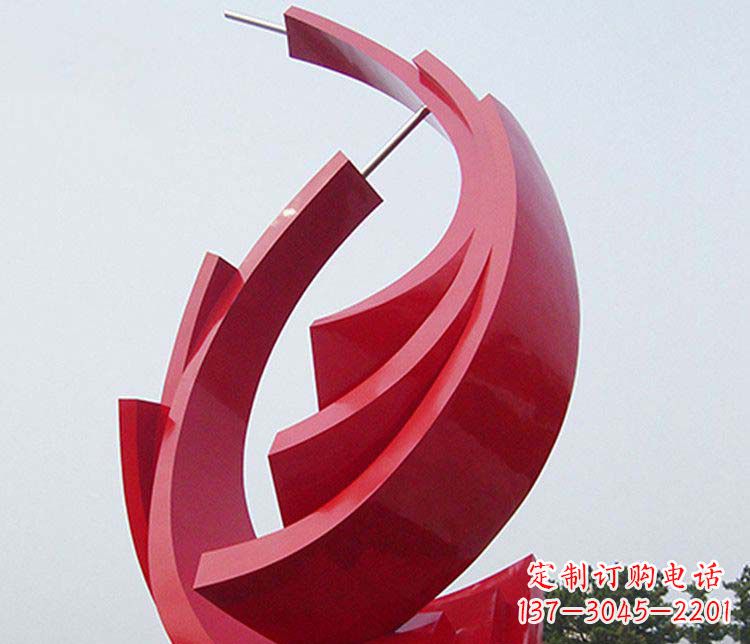 宁波抽象帆船不锈钢雕塑