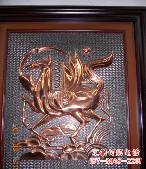 宁波抽象飞马锻铜浮雕