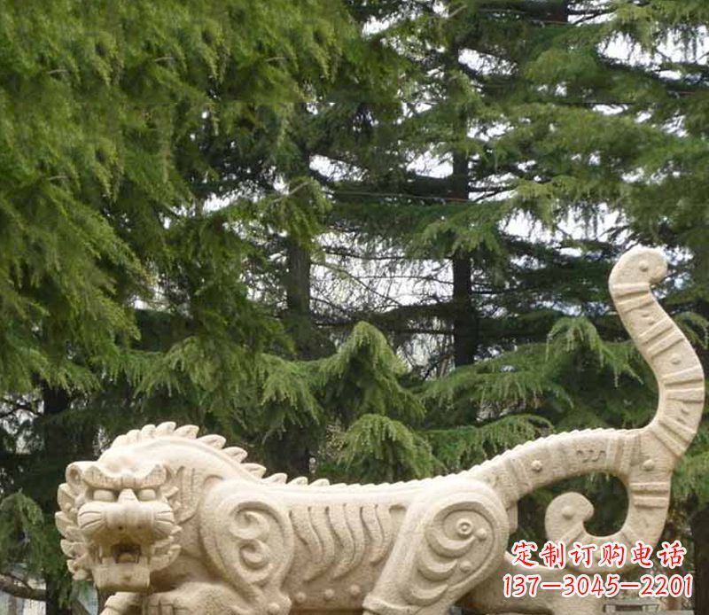宁波抽象老虎石雕