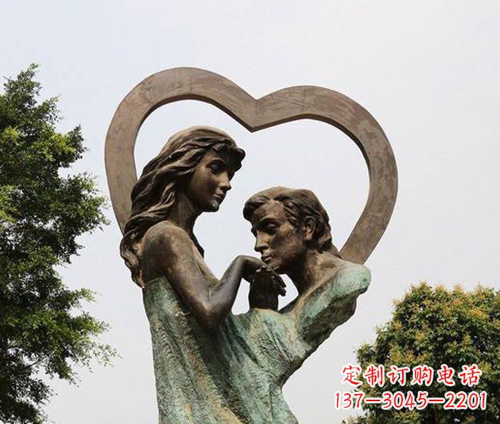 宁波浪漫爱情,永恒铜雕