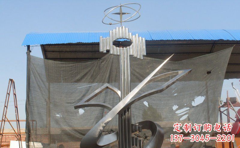 宁波引领校园文化的钥匙雕塑
