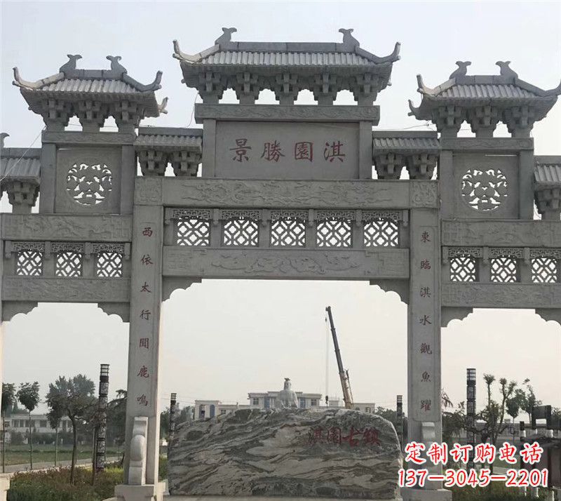 宁波中国传统石牌坊雕塑