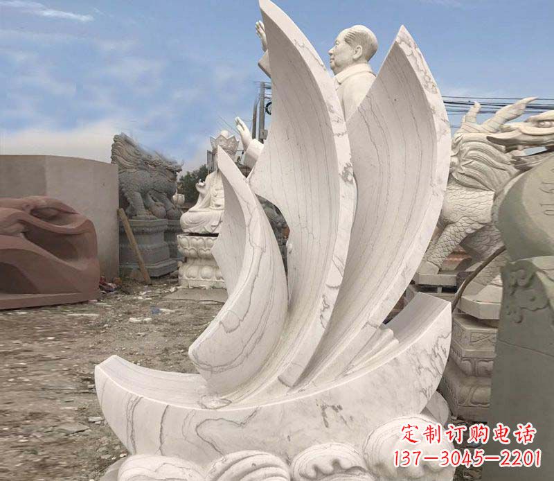 宁波船帆景观石雕