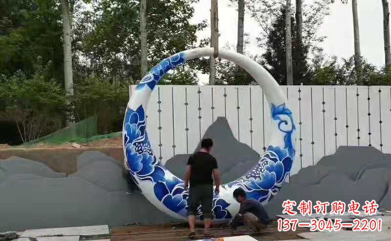 宁波创意月亮雕塑广场雕塑户外摆件