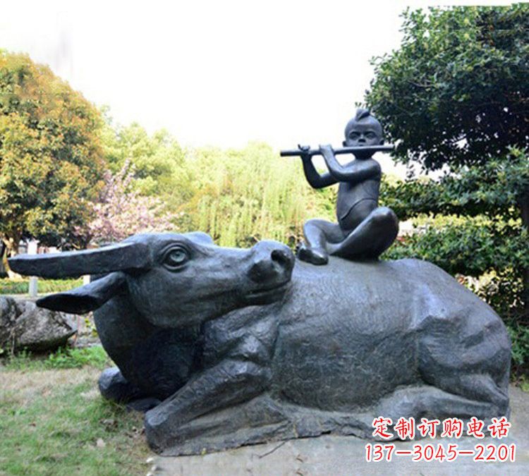 宁波牧童雕塑传承民间文化