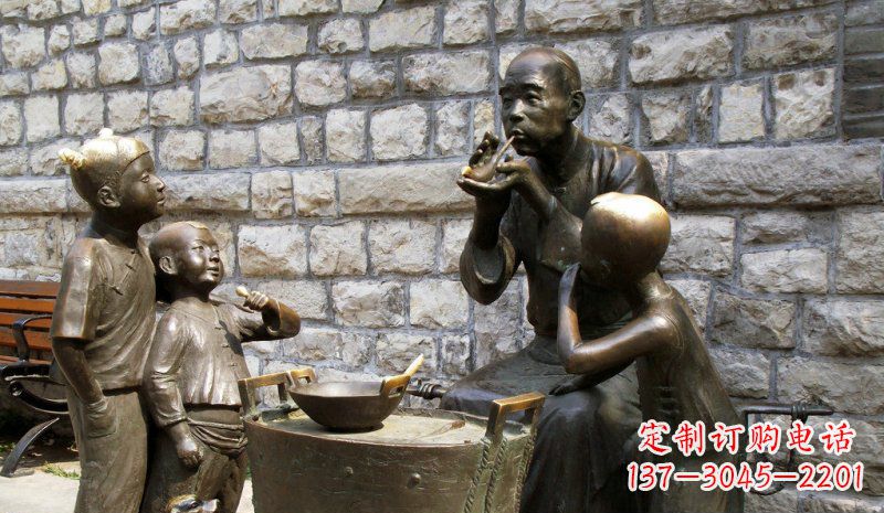 宁波糖果街的精美雕塑