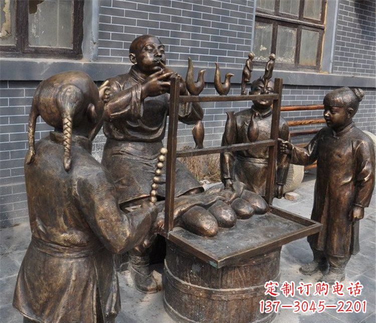 宁波糖人雕塑——街边温馨的小情调