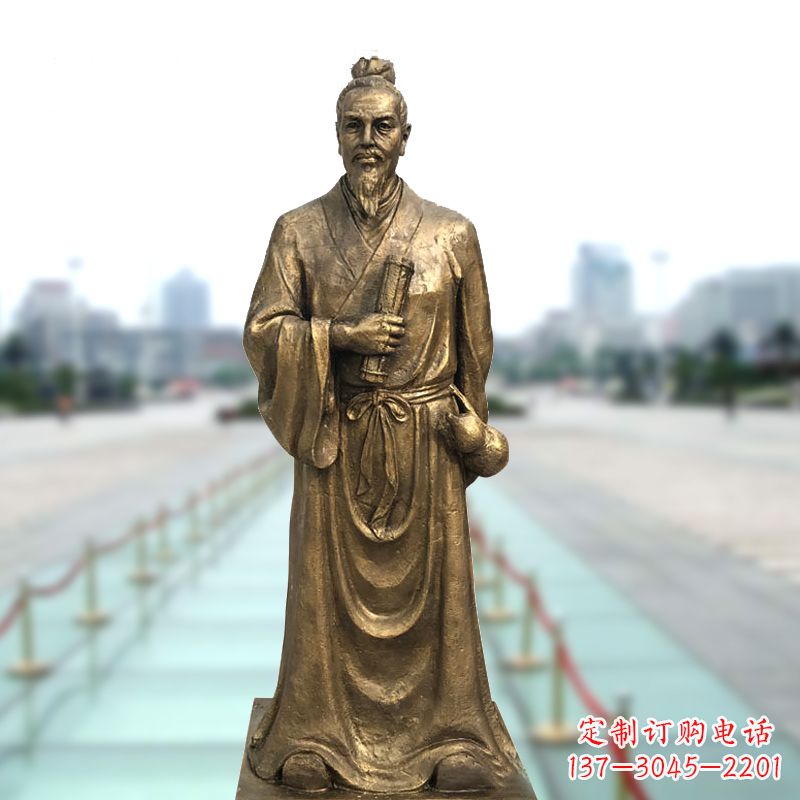 宁波铜雕艺术张仲景的精神实践