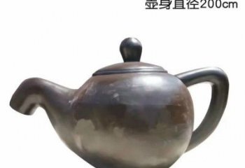 宁波青铜茶壶雕塑——彰显传统文化的艺术精髓