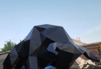 宁波华尔街牛大型玻璃钢动物雕塑