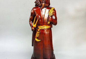 宁波神农氏铜像传承炎帝文化的艺术之作