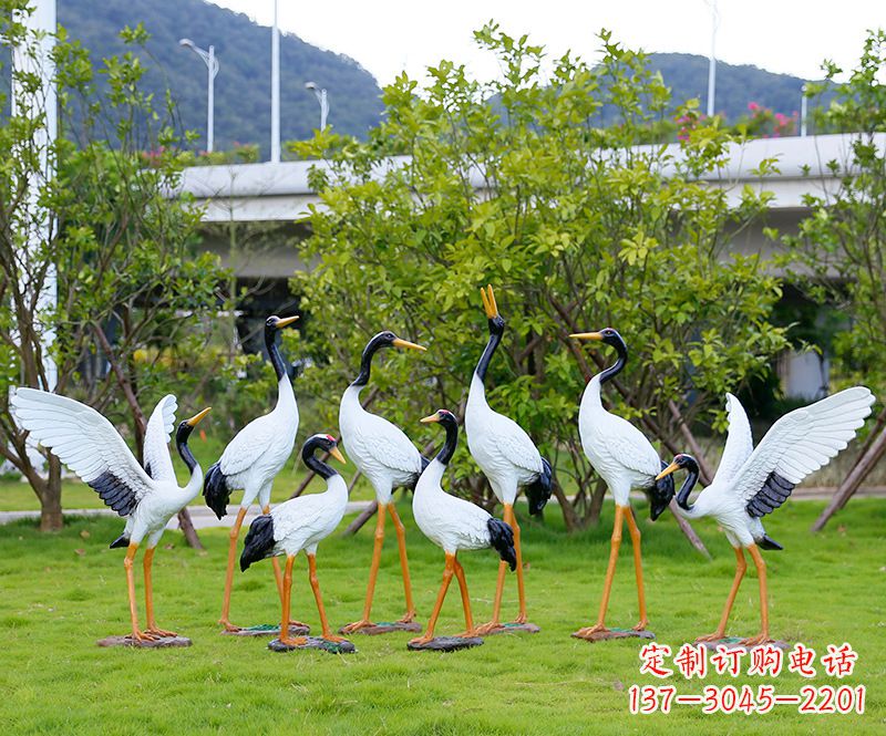 宁波仙鹤雕塑传承中国文化精髓