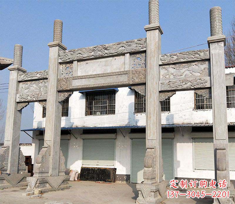 宁波石牌坊雕塑——传承中国传统文化