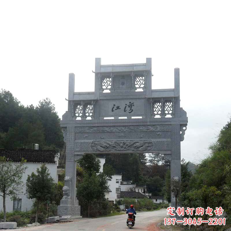 宁波精美石牌坊雕塑——传承中国古典文化