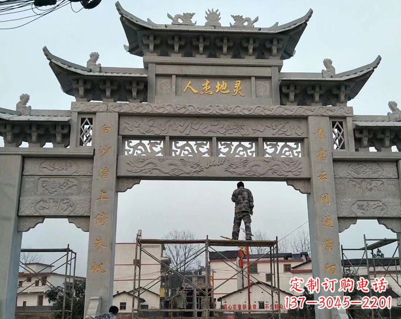 宁波牌坊雕塑