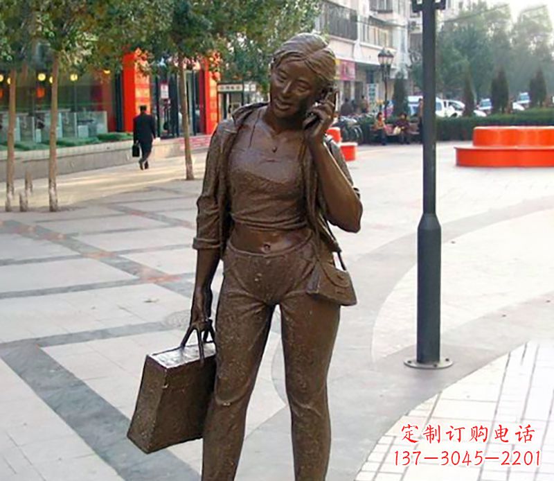 宁波通话女性雕塑