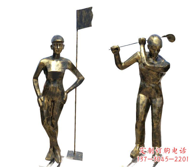 宁波高尔夫雕塑传承高尔夫文化的艺术精品