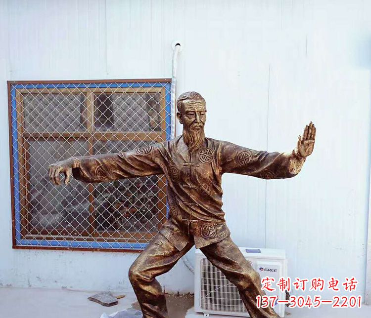 宁波传承百年太极拳雕塑