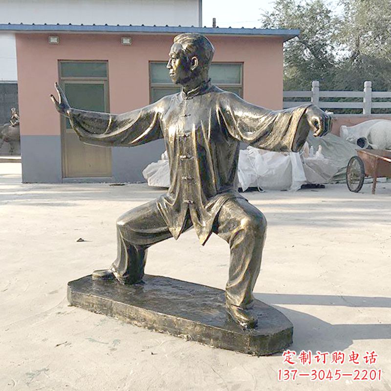 宁波太极拳雕塑